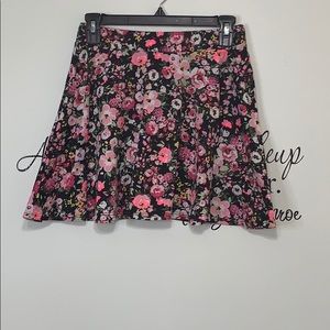 Wet Seal Floral Skater Skirt